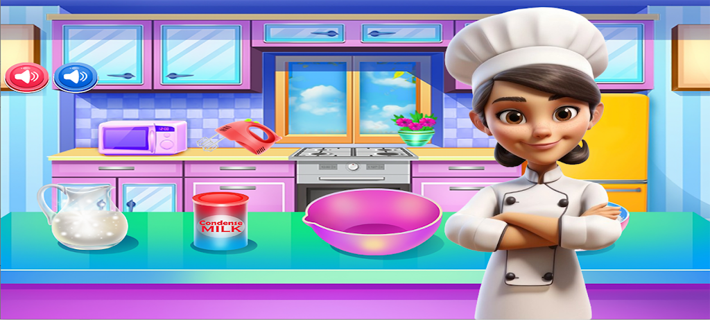 game cooking candy decoration 스크린샷 1