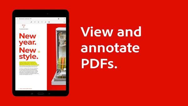 Adobe Acrobat Reader: Edit PDF Screenshot 1