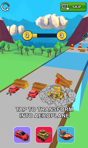 Epic Car Transform Race Captura de pantalla 0