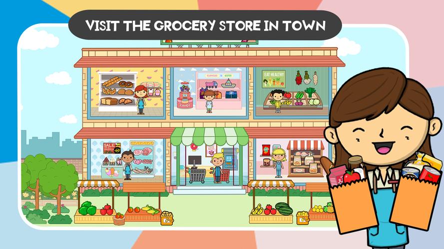 Lila's World: Grocery Store应用截图第1张