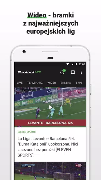 Schermata Football LIVE - wyniki na żywo 3