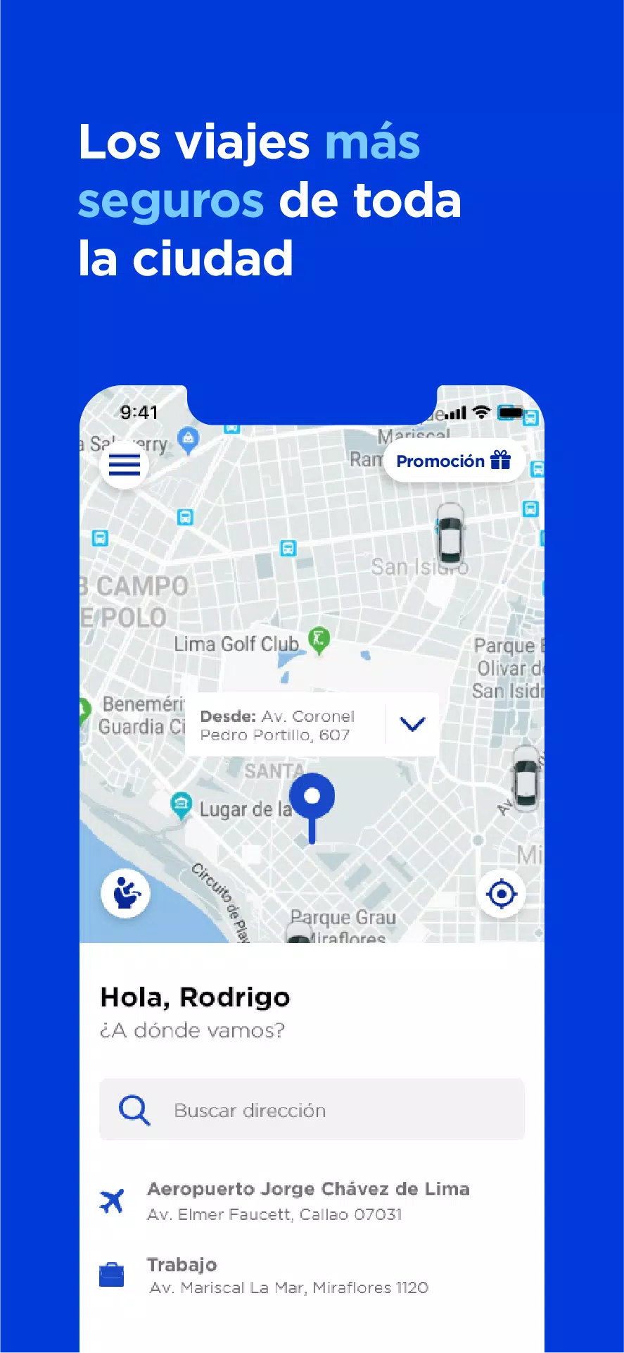 Directo, un app de taxi Capture d'écran 1