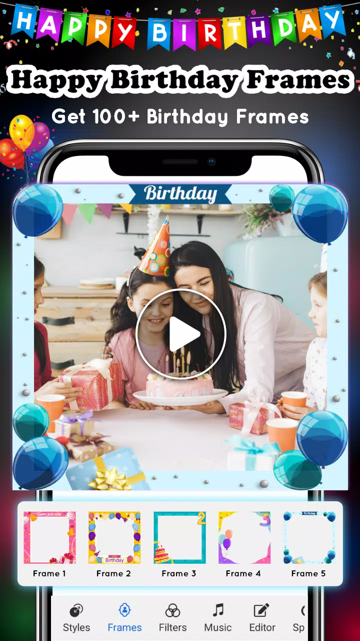 Birthday Video Maker Screenshot 1