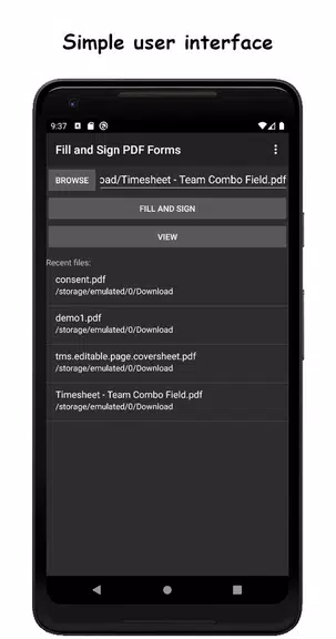 Fill and Sign PDF Forms Скриншот 0