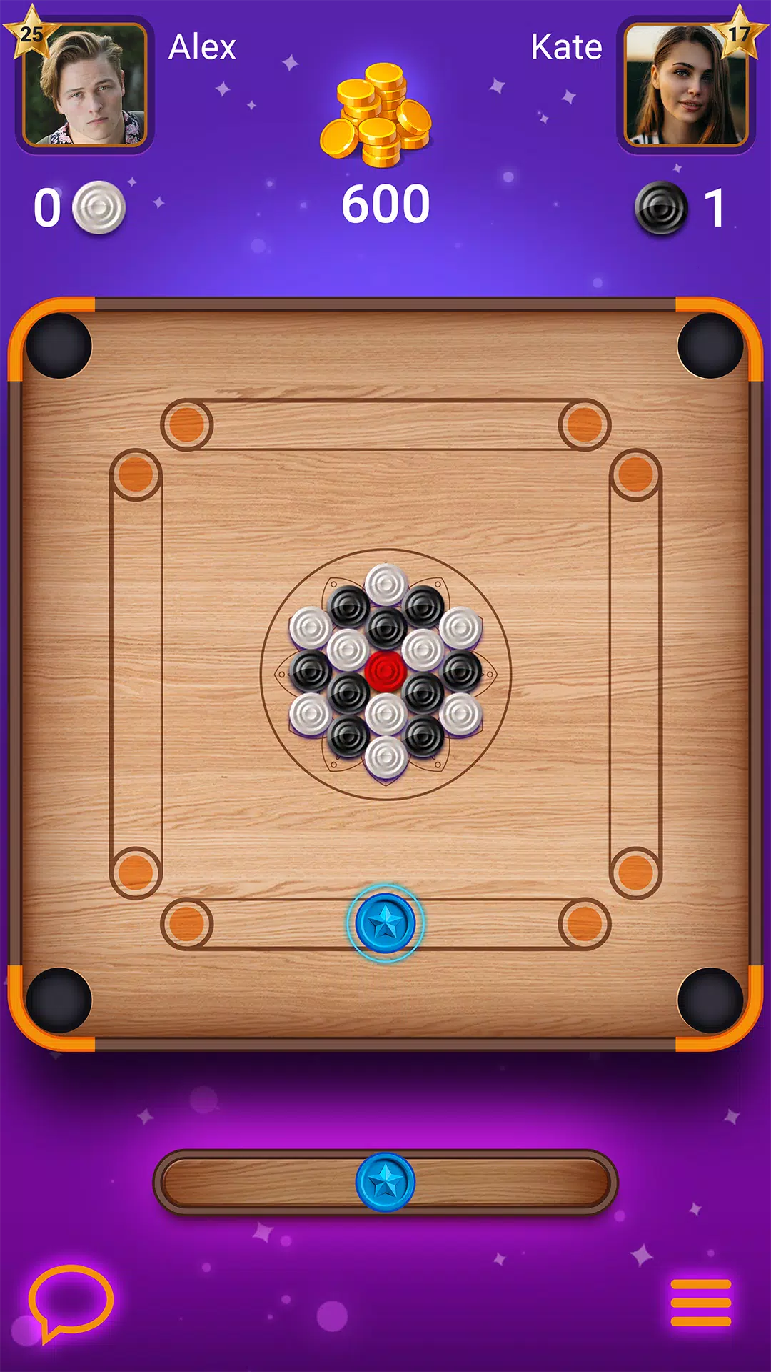 Carrom Lure - bilhar de disco Captura de tela 0