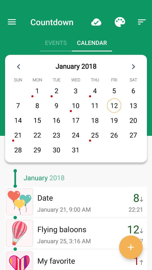 Countdown Days App & Widget Ảnh chụp màn hình 2