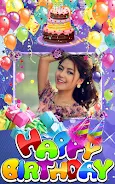 Birthday Photo Frames & Editor Zrzut ekranu 1