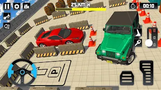 Schermata Jeep Parking Game - Prado Jeep 1