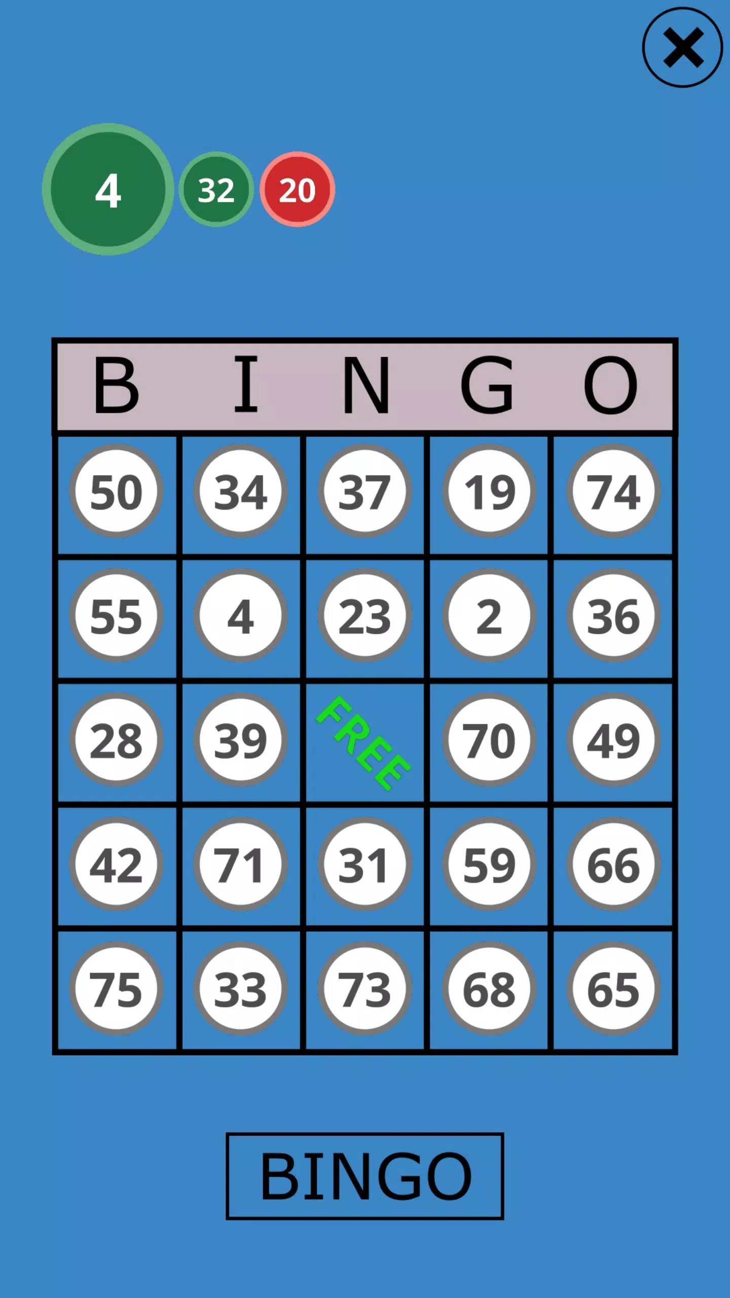 Classic Bingo Touch স্ক্রিনশট 0