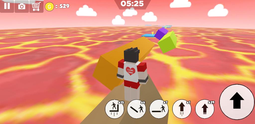 Parkour escape Volcano Lava Capture d'écran 3