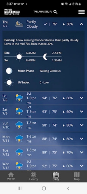 Schermata WCTV First Alert Weather 2