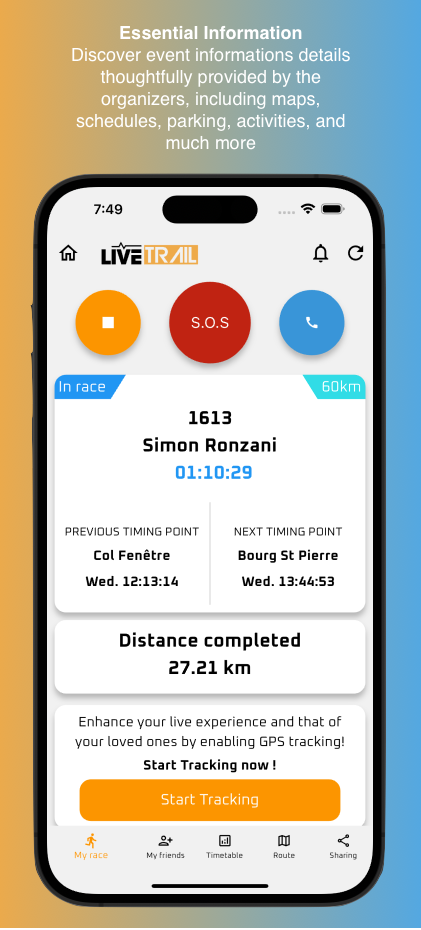LiveTrail スクリーンショット 1