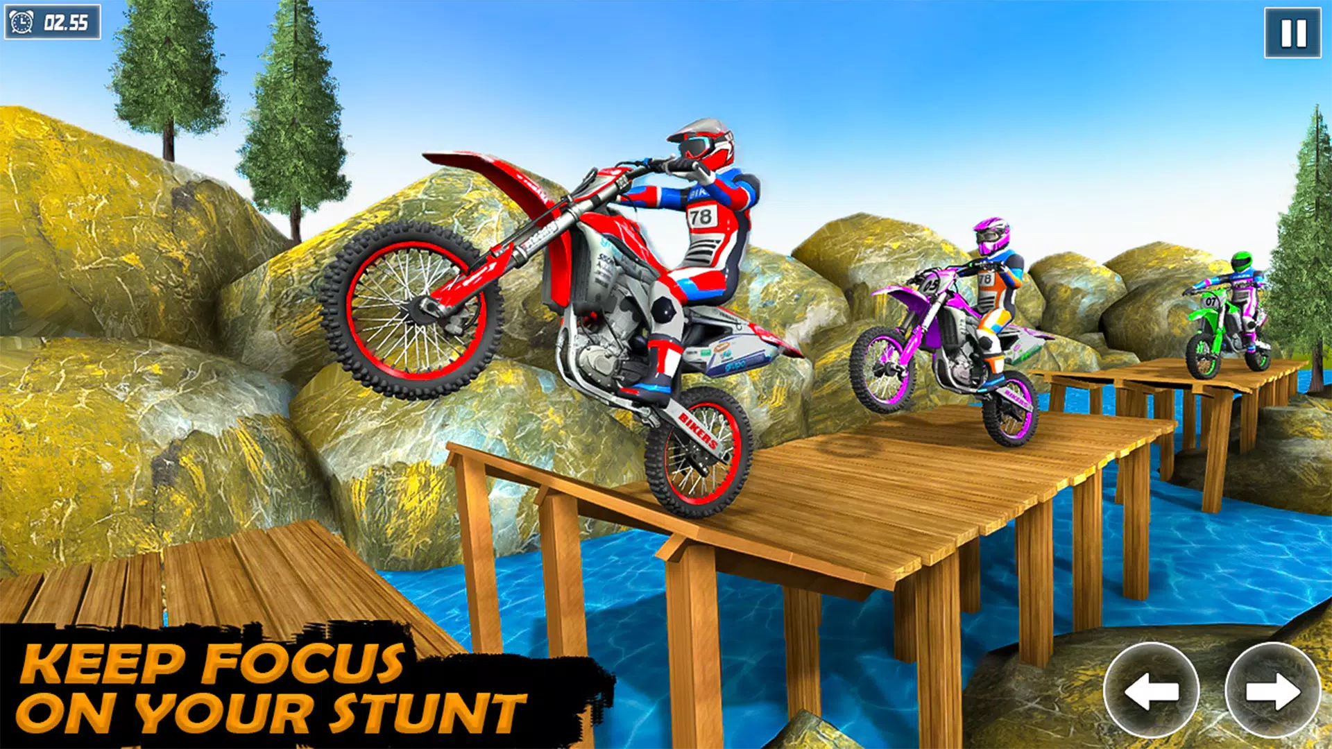Motocross Dirt Bike Race Game Captura de tela 2