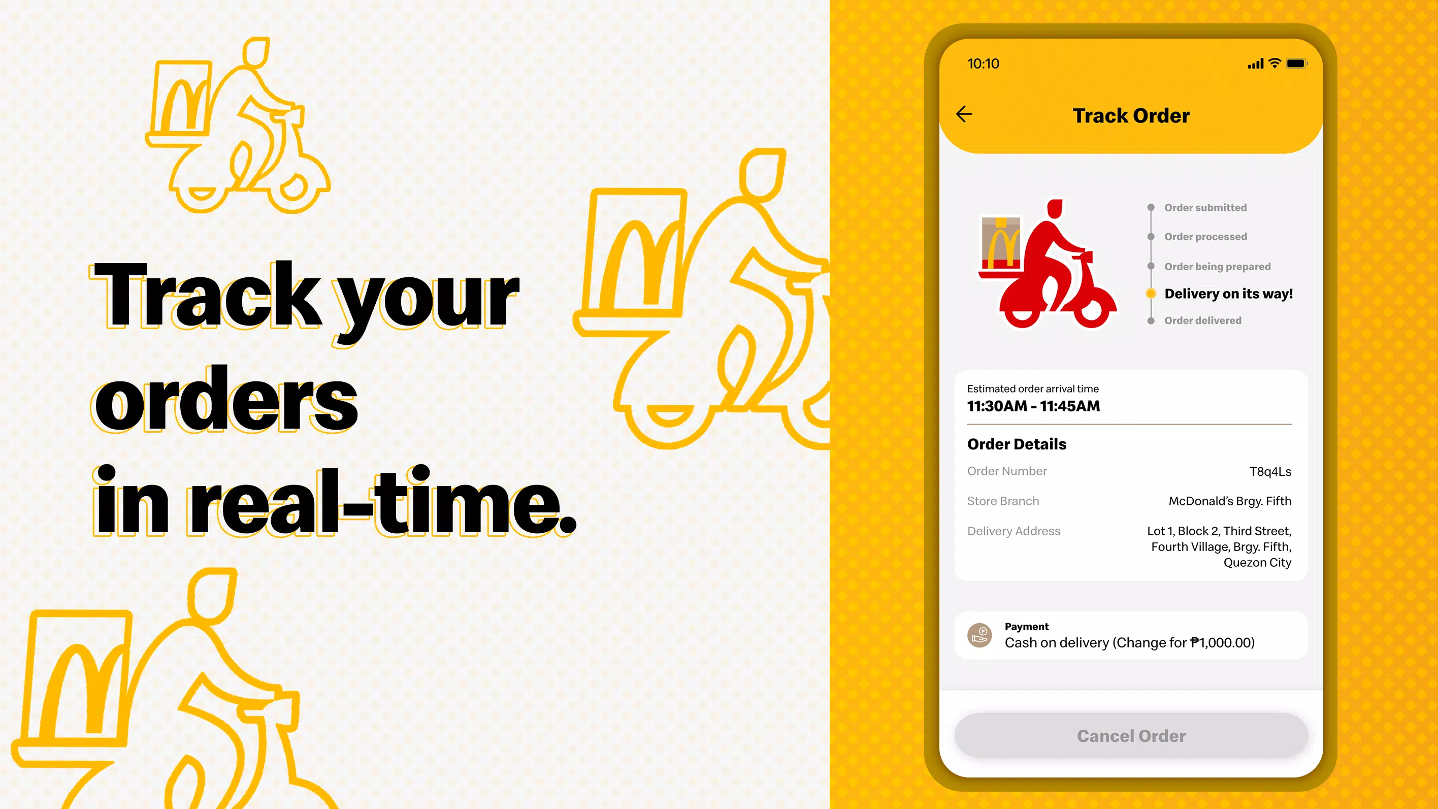 McDelivery PH Captura de pantalla 2