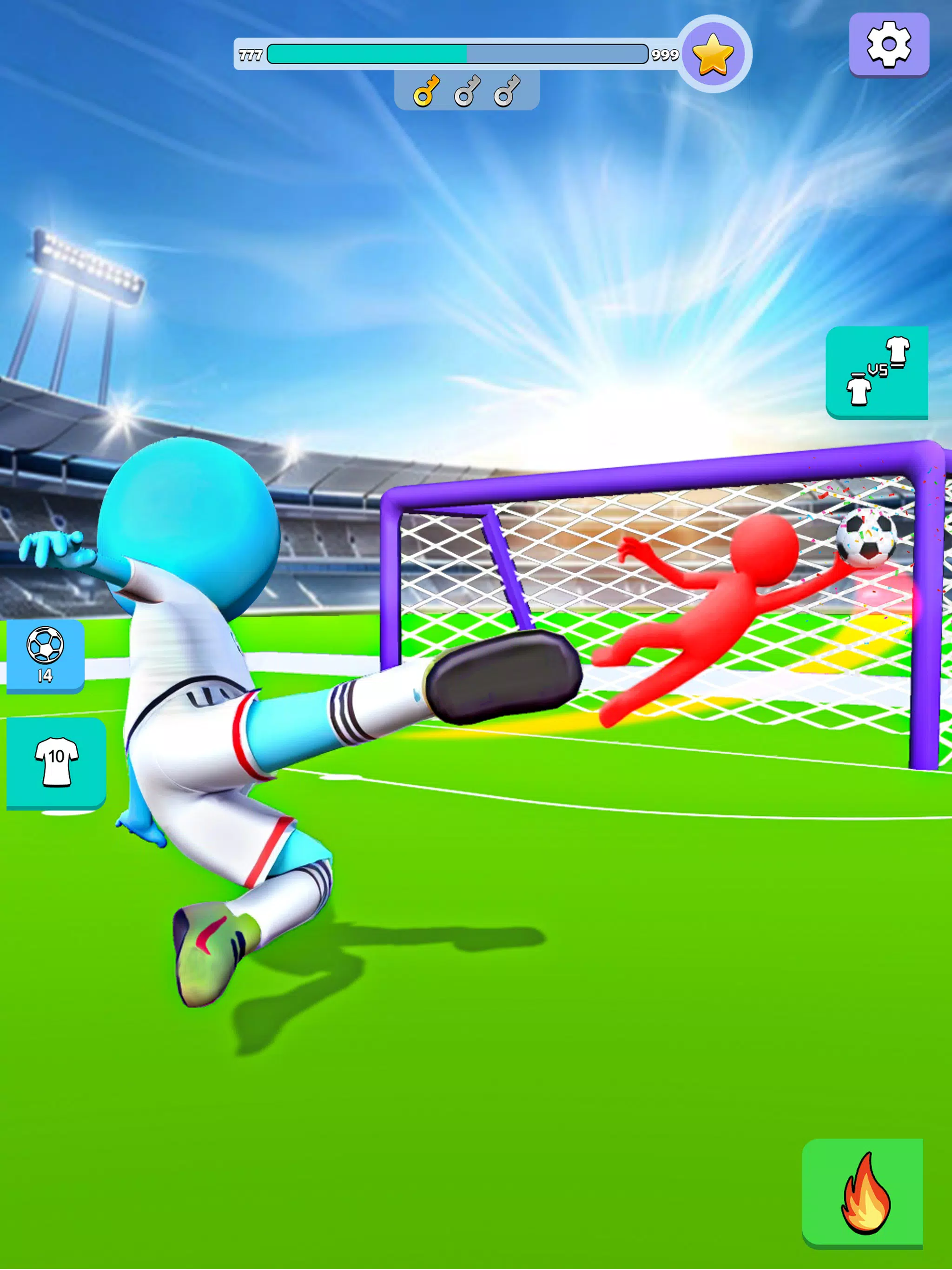 Kick It – Fun Soccer Game Ảnh chụp màn hình 0