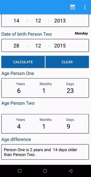 Age Calculator ဖန်သားပြင်ဓာတ်ပုံ 1