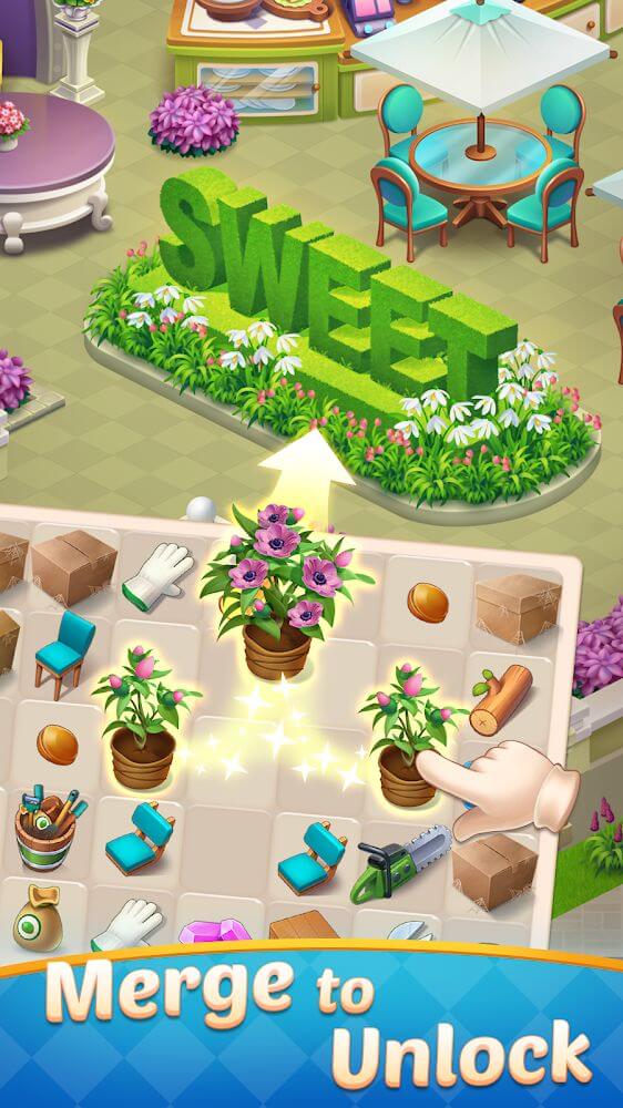 Merge Town - Decor Mansion Mod ภาพหน้าจอ 2