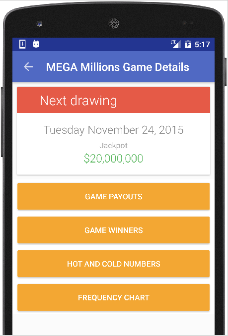 Results for DC Lottery Captura de tela 1