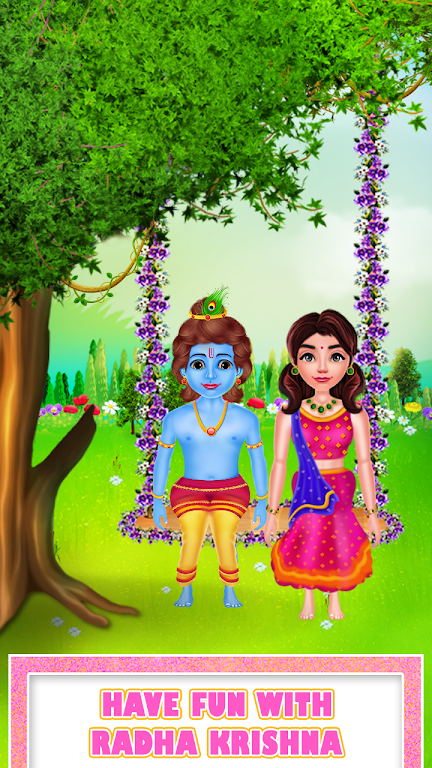 Cute Radha Fashion Makeover Captura de pantalla 3