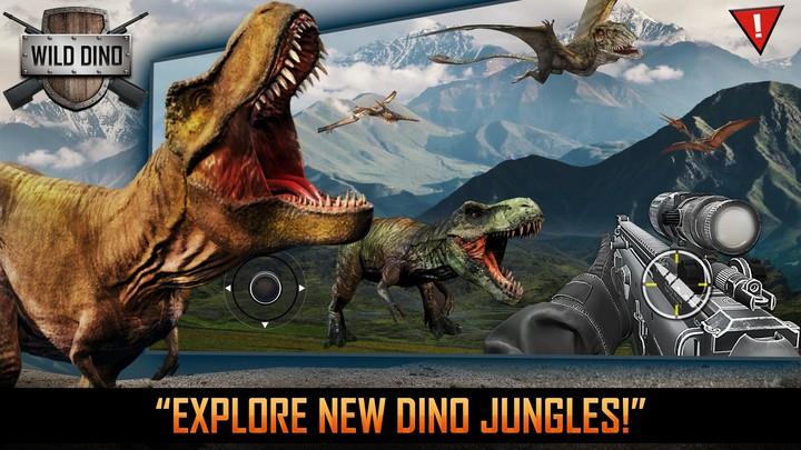 Real Dinosaur Shooting Games Capture d'écran 1