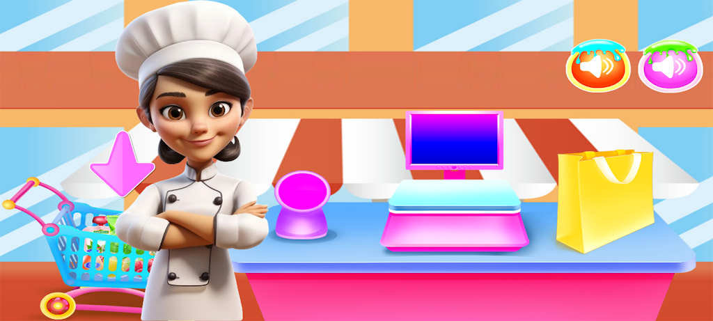 cooking game dessert maker Ảnh chụp màn hình 1