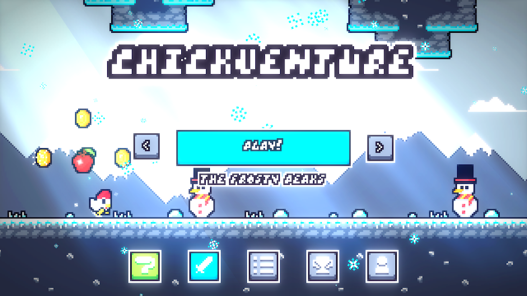 Chickventure: A Runner Game ภาพหน้าจอ 1