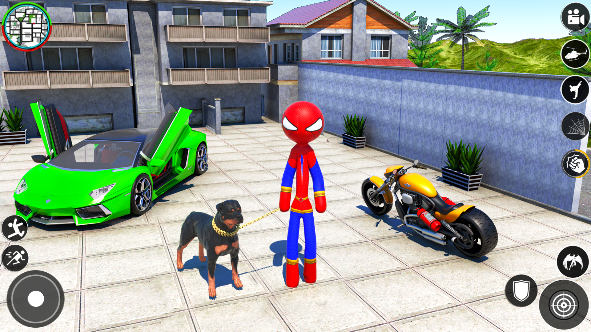 Spider Hero Man Game-Superhero Schermafbeelding 1