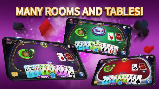 Gin Rummy Elite: Online Game Zrzut ekranu 2