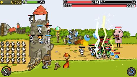 Grow Castle - Tower Defense ภาพหน้าจอ 1