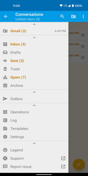 FairEmail, privacy aware email应用截图第1张