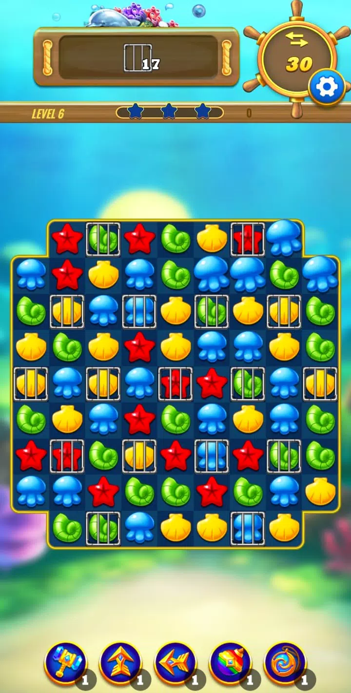 Ocean Crush Saga Captura de pantalla 0
