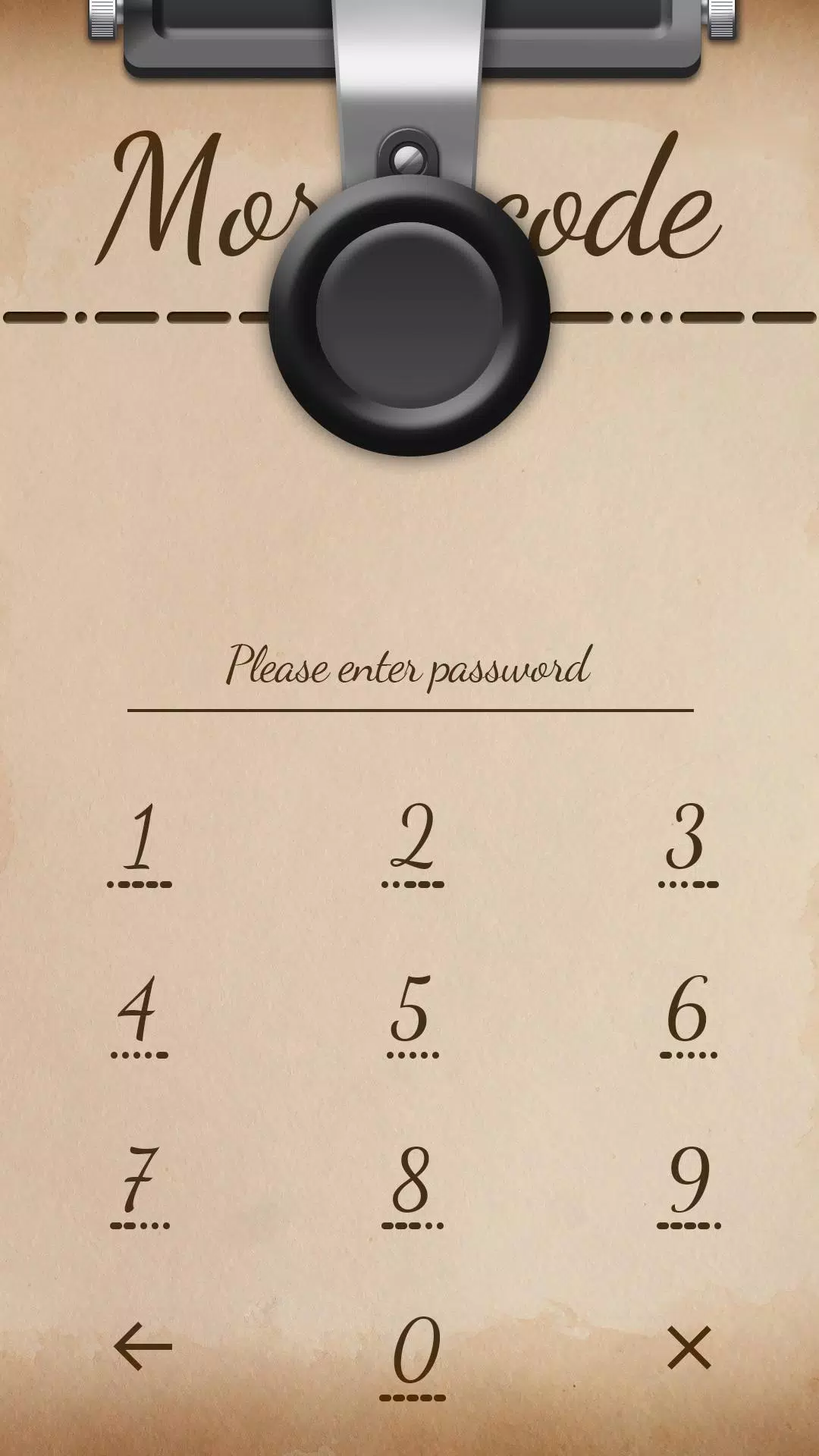 DoScreen Theme MorseCode Captura de pantalla 0