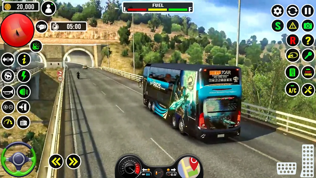 Coach Bus Driving 3D Bus Game Zrzut ekranu 3