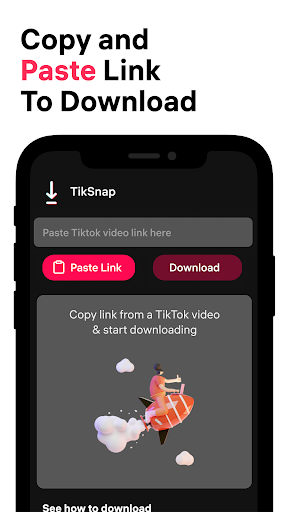 TikSnap: Downloader for TikTok Screenshot 1