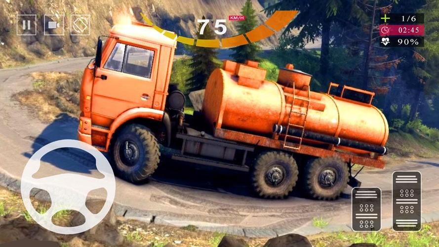 Oil Tanker Truck Games - Truck Tangkapan skrin 0