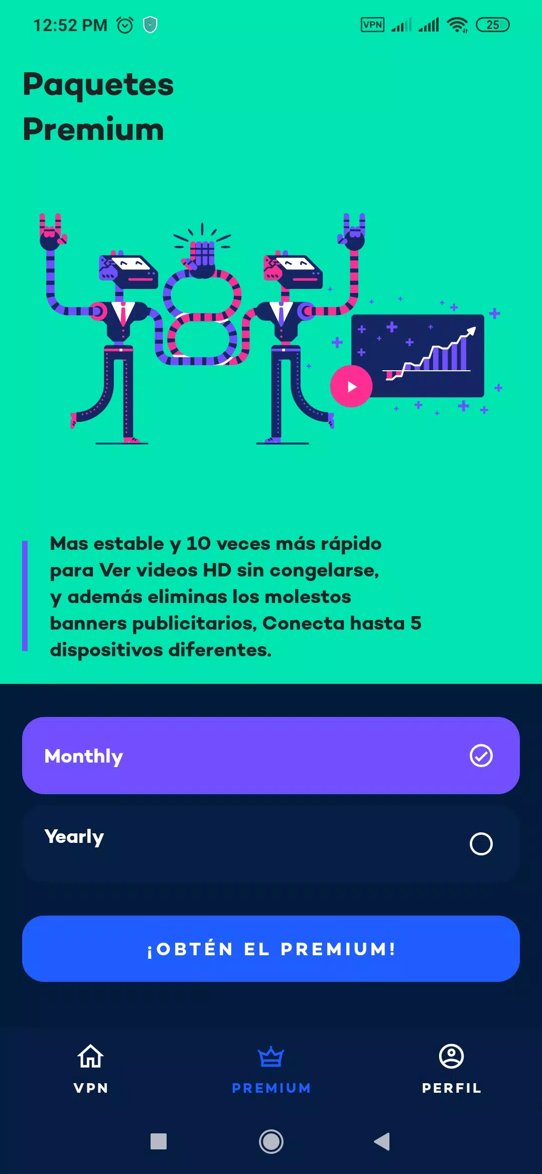 YouVPN: VPN Gratis 2021, VPN Servidor Proxy Rápido Capture d'écran 0