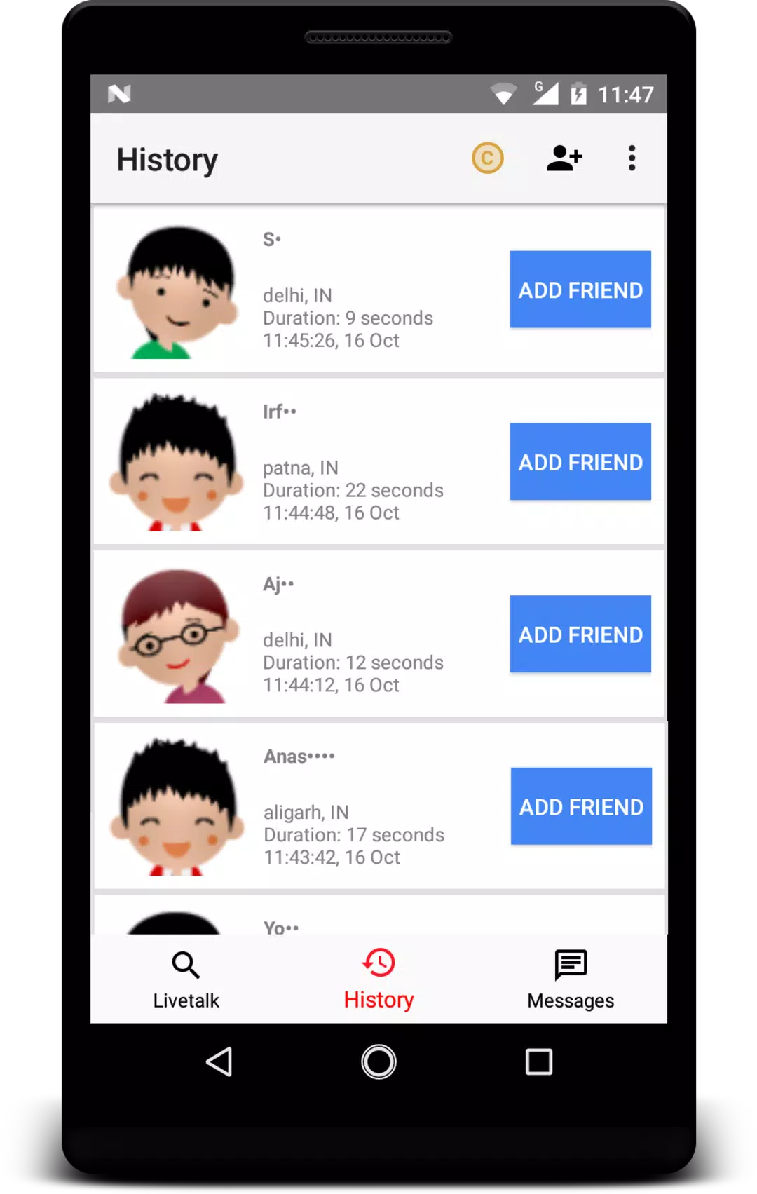 Livetalk - Live Video Chat应用截图第1张