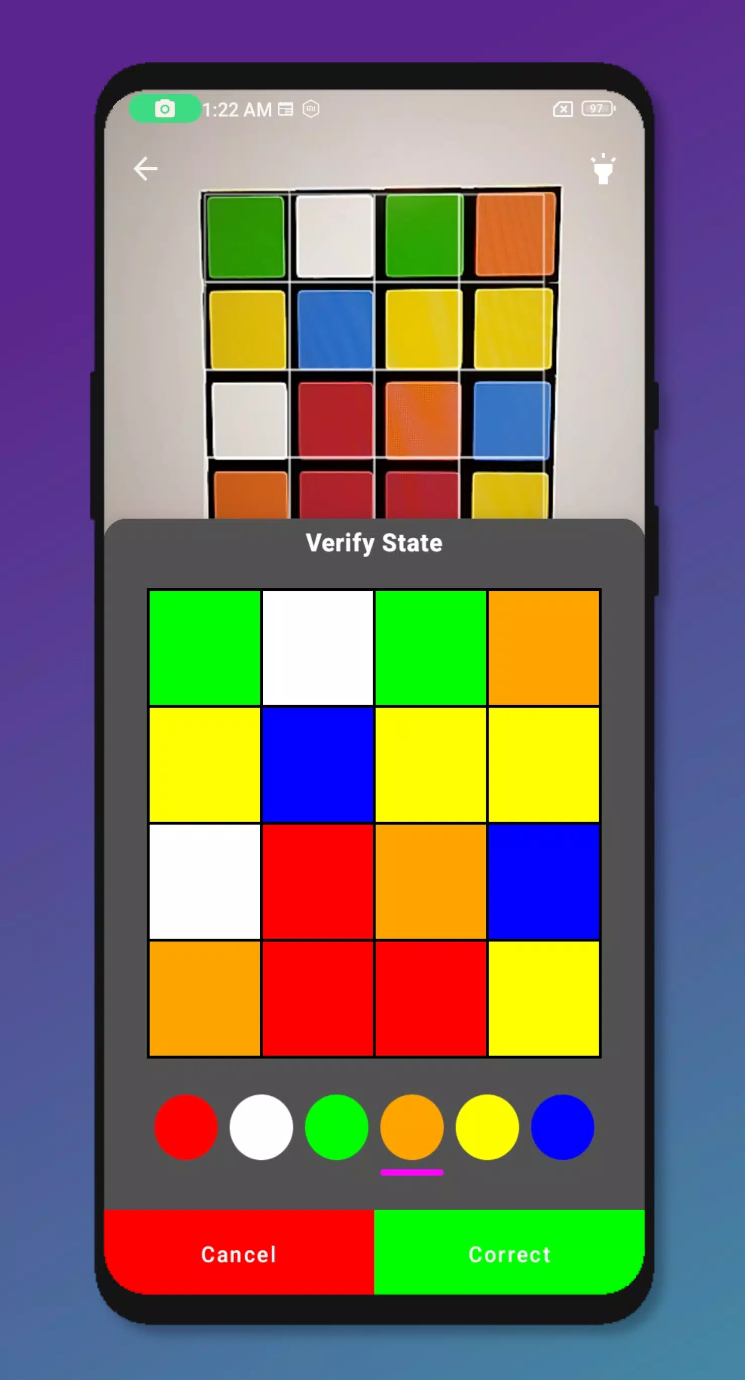 Rubik's Cube Solver 4x4 Screenshot 2