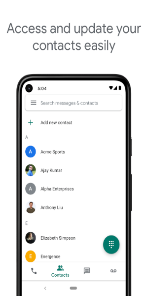 Google Voice Capture d'écran 2