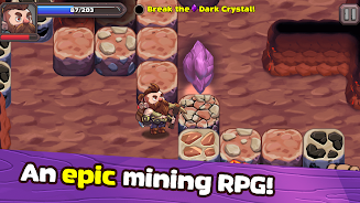 Mine Quest 2: RPG Mining Game Schermafbeelding 0