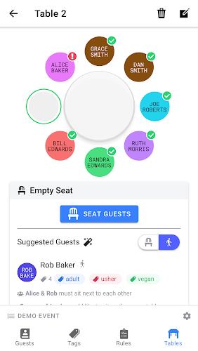 Table Tailor: Seating Planner Zrzut ekranu 1