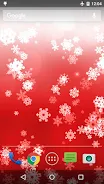 Snowflake Live Wallpaper Schermafbeelding 1