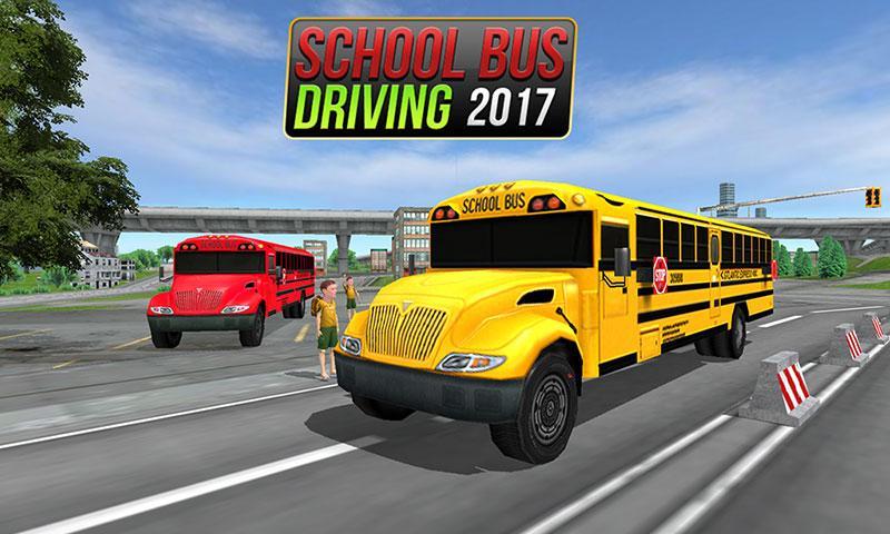 School Bus Driving Game ภาพหน้าจอ 0