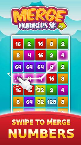 2048 Number Merge Games Puzzle Captura de tela 1