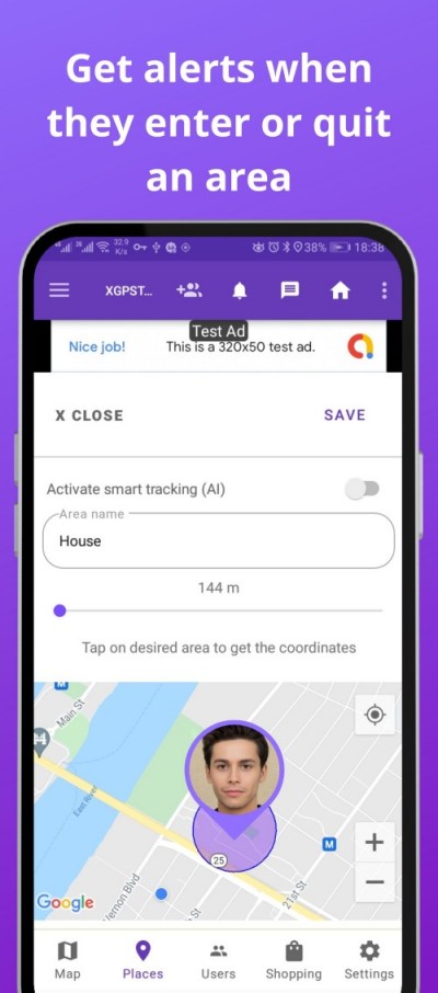Find my kids location tracker ဖန်သားပြင်ဓာတ်ပုံ 1