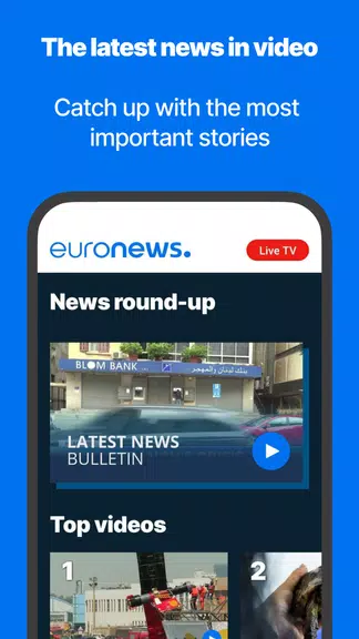 Euronews - Daily, live TV news Schermafbeelding 2