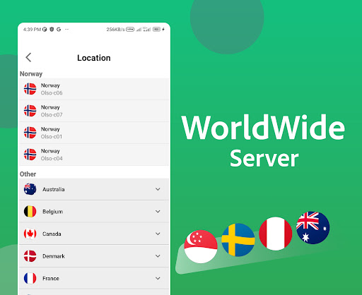 Norway VPN - Norwegian IP Fast Screenshot 2