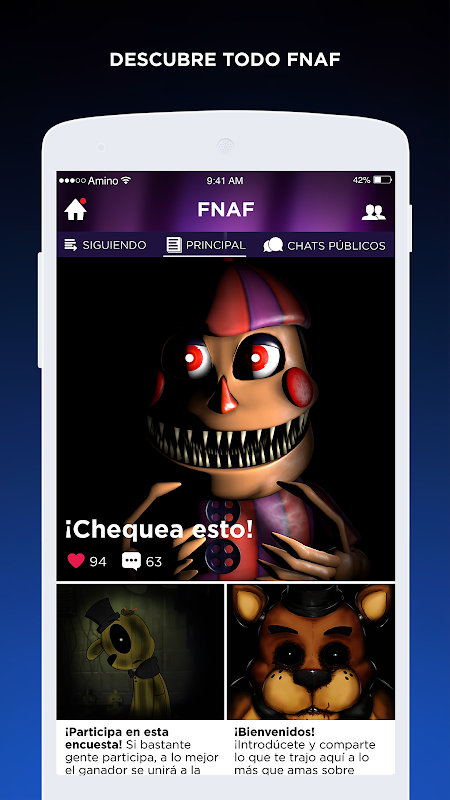 FNAF Amino en Español Captura de pantalla 1