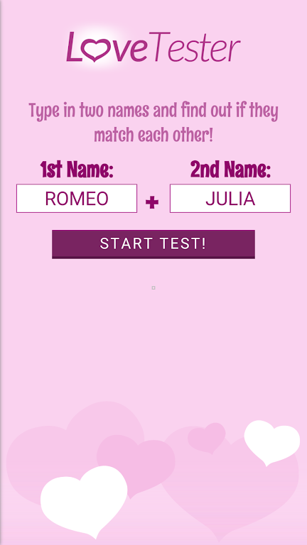 Love Tester - Find Real Love স্ক্রিনশট 0