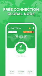 Fast VPN Pro - Fast & Secure स्क्रीनशॉट 0